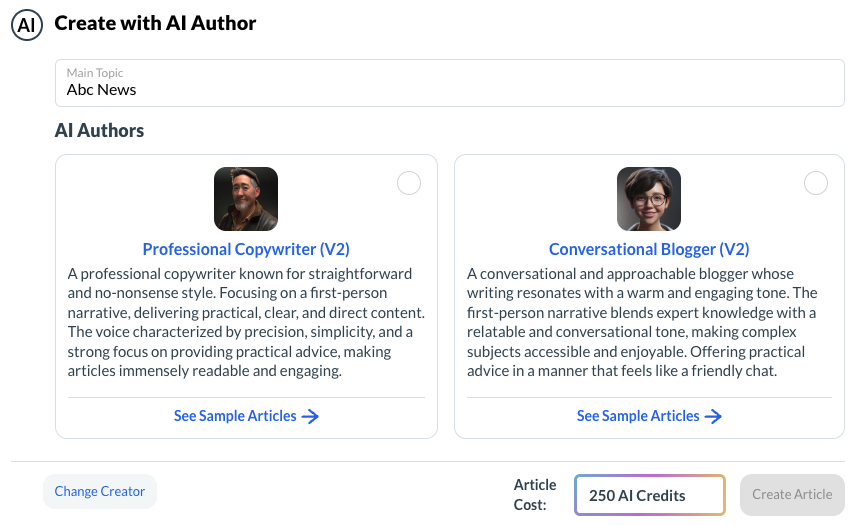 Wealthy Affiliate AI Authors